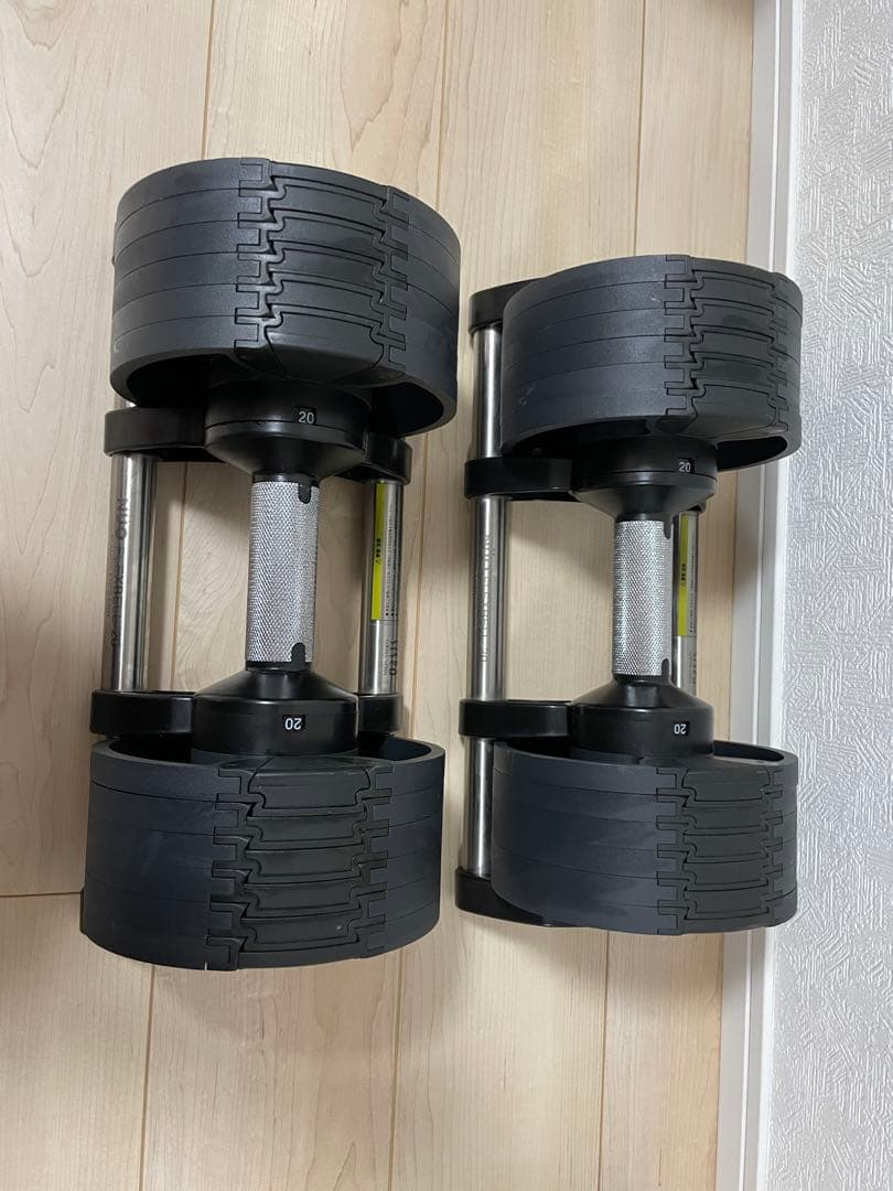 2X 20kg NUO FLEXBELL 20 変式ダンベル セット②