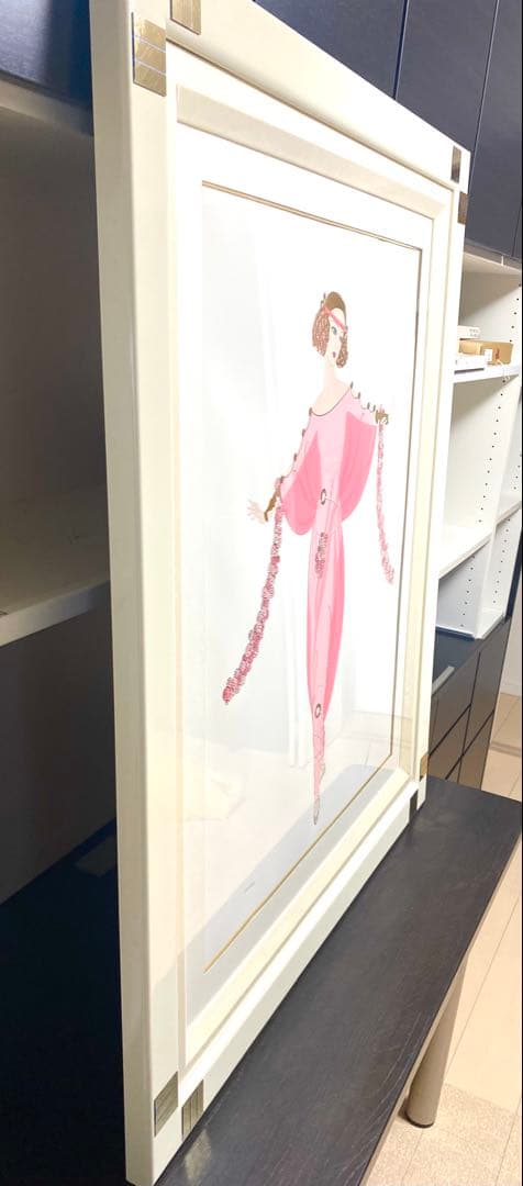 エルテ レッドドレス シルクスクリーン