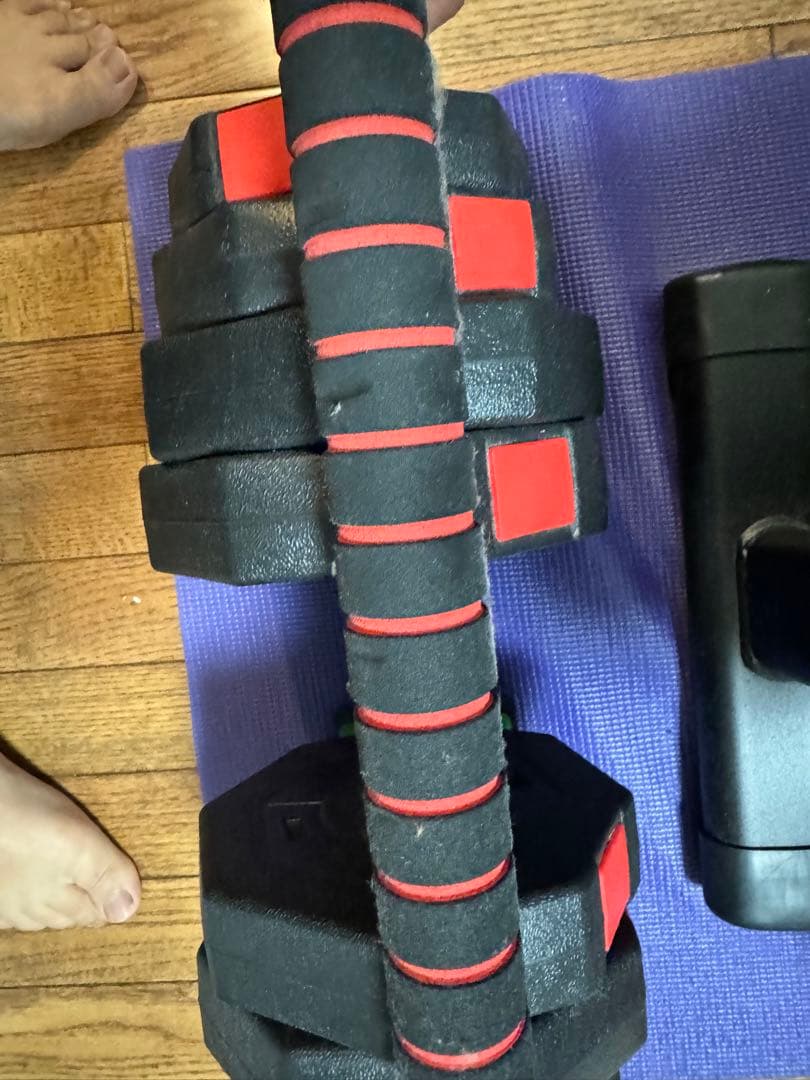 可変式ダンベル 片側最大25kg ×2個