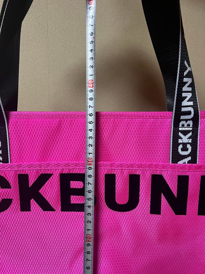 JACKBUNNY ピンク トートバッグ 約50cm幅