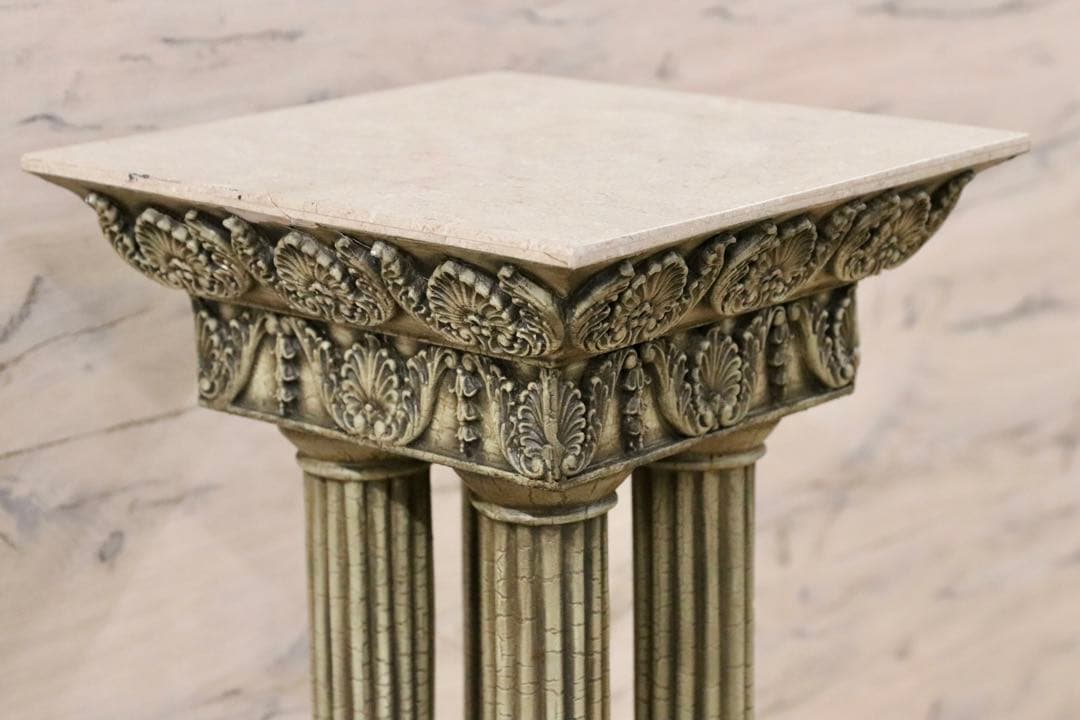 GMFK214A○西洋 ヨーロピアン クラシック オブジェ 玄関飾 置物 装飾柱
