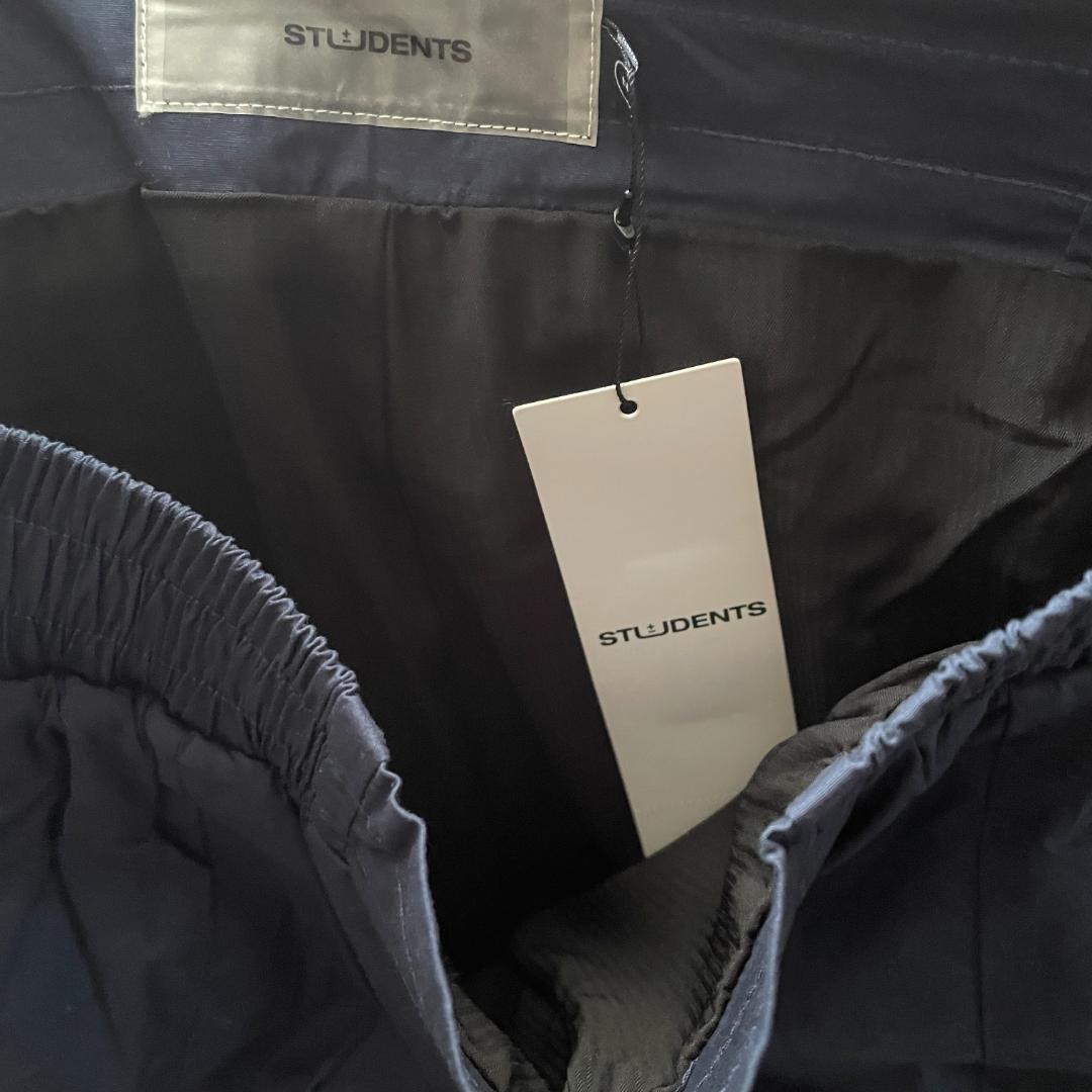 新品 Students Golf ムーアストレッチパンツ ネイビー M ゴルフ