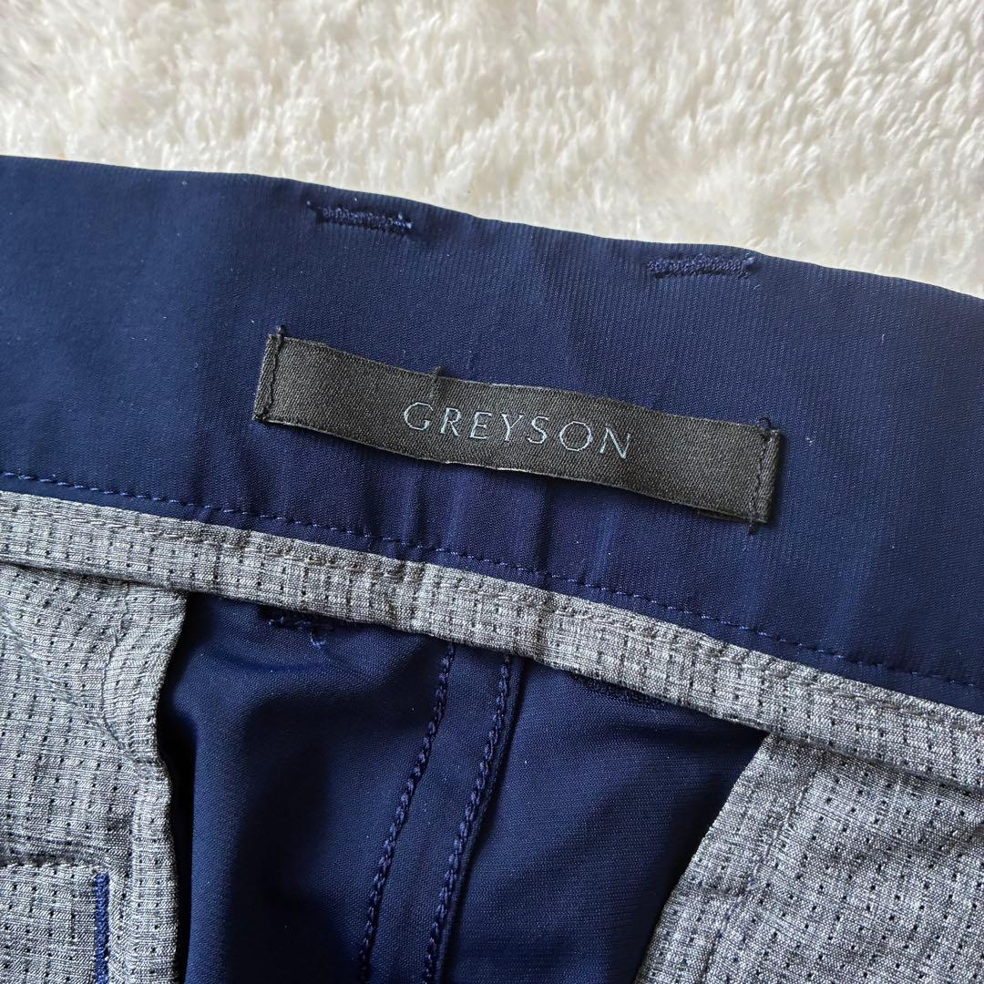 GREYSON ストレッチジョガーパンツ ネイビー ゴルフウェア テーパード32
