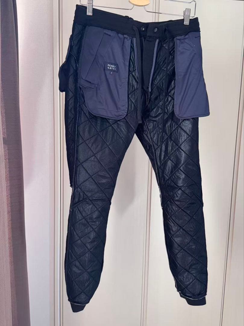 ★超美品　暖パン　ブラック　メンズ　サイズ4 PEARLY GATES GOLF
