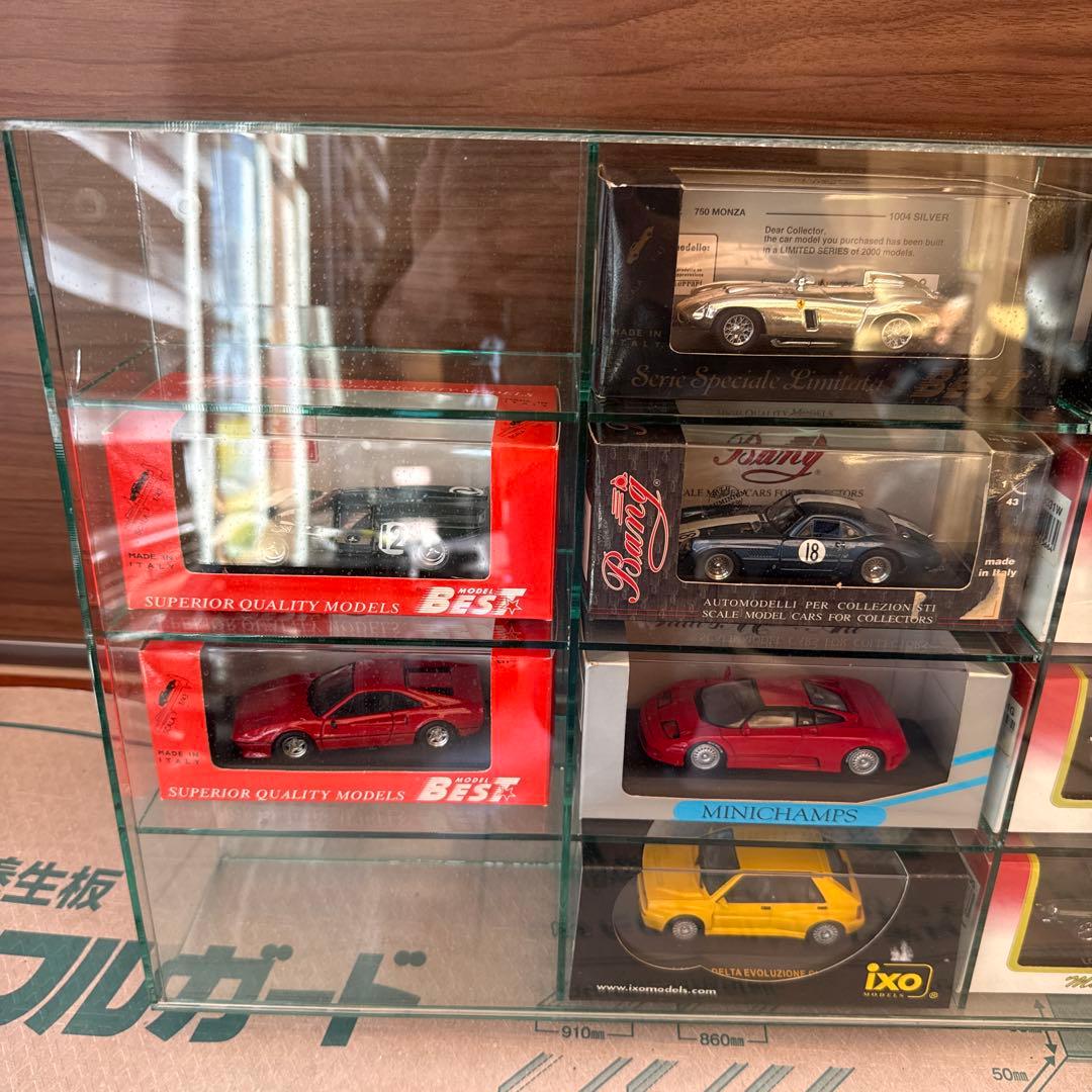 1/43のミニカー用　アクリル　コレクションケース　C
