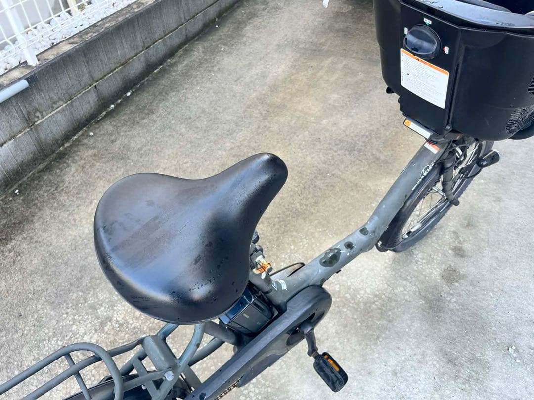 YAMAHA PAS Kiss電動アシスト自転車ダークグリーン 子乗せ付き動作✔︎