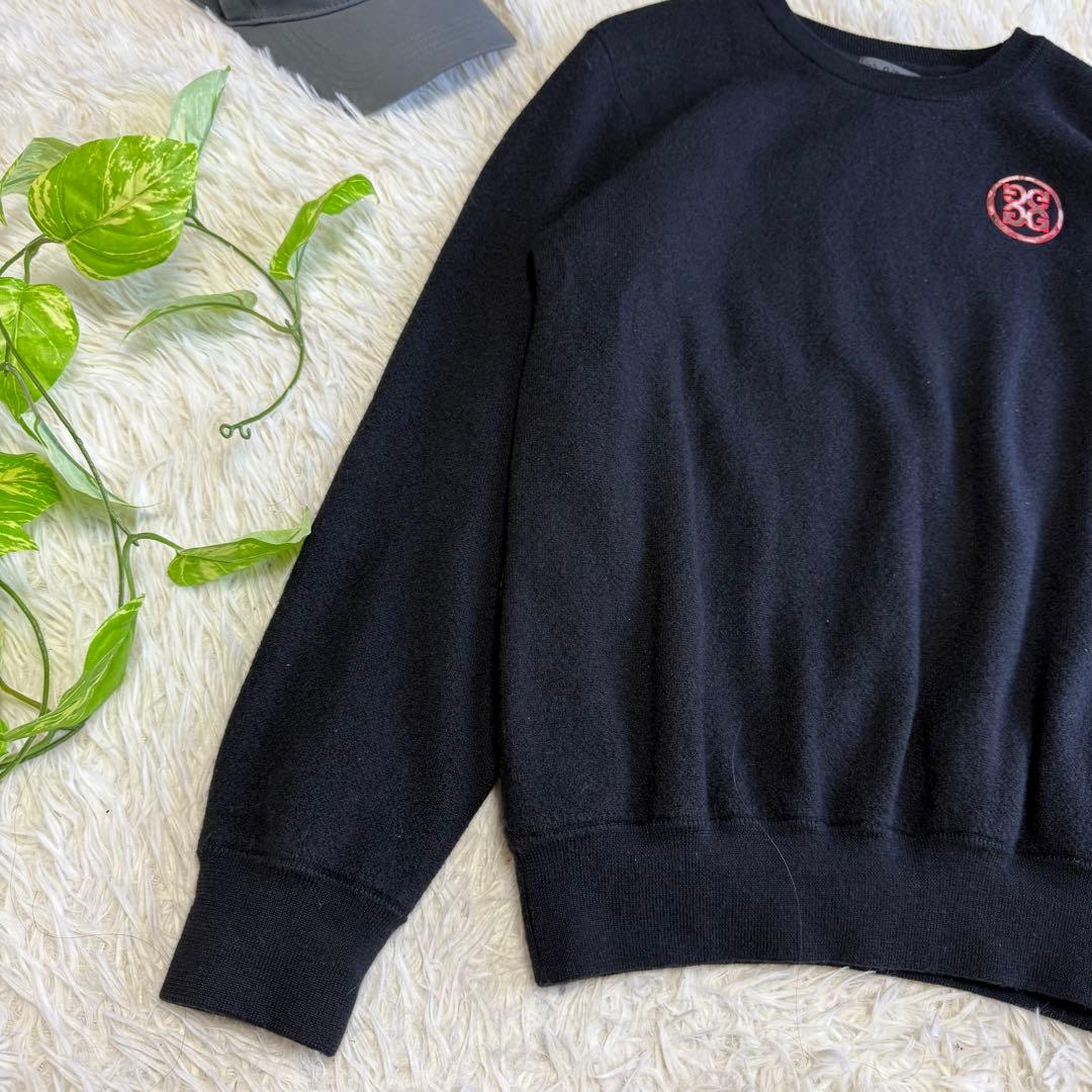 【ジーフォア】美品 ニットセーター 裏地付 カシミヤ混 3サイズ メンズ