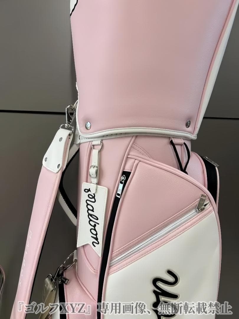 マルボンゴルフ キャディバッグ Malbon Golf　キャスター付きバッグ 桜