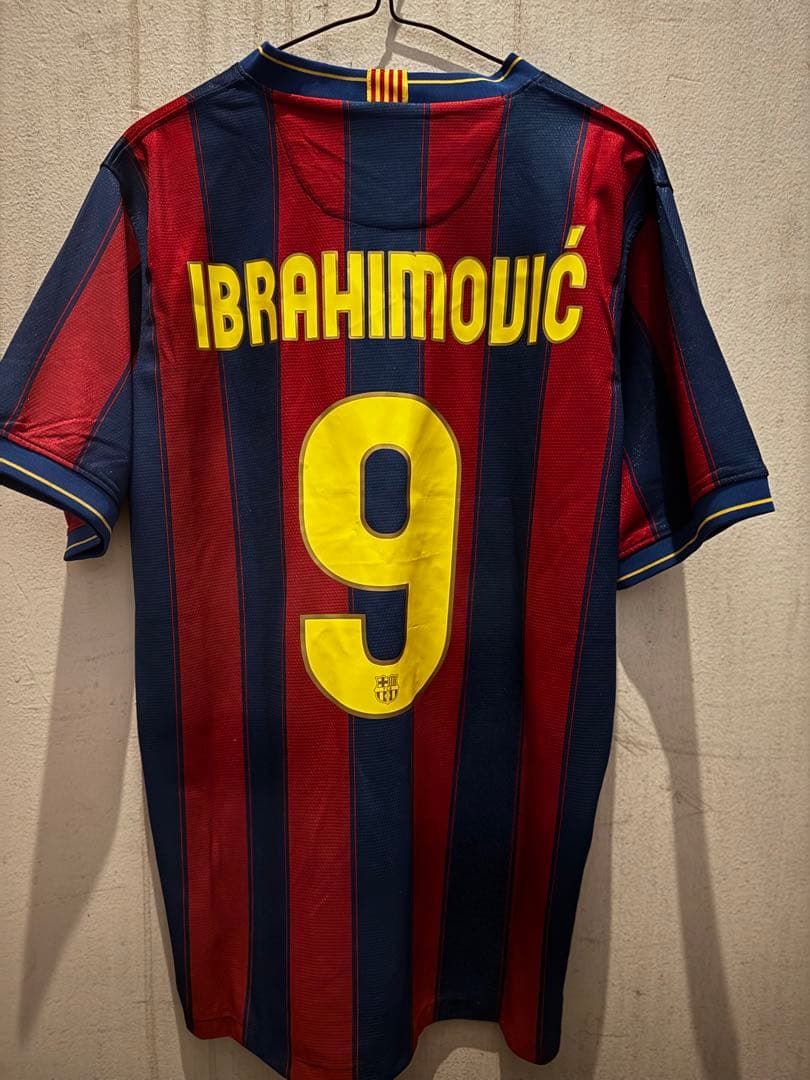 09/10FC バルセロナ Ibrahimović 9 Lサイズ
