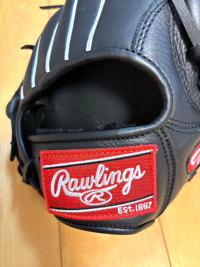 Rawlings 軟式用ソフトボール用グローブ 黒 新品タグ付き