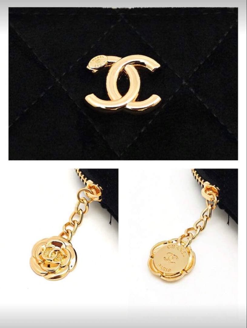 ♡非売品CHANEL ブラック キルティングポーチ ♡