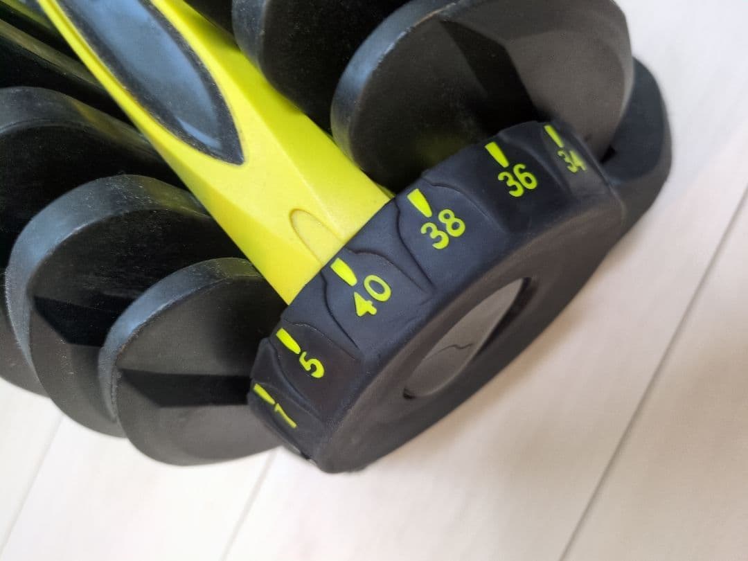 可変式ダンベル 5-40kg 2個セット