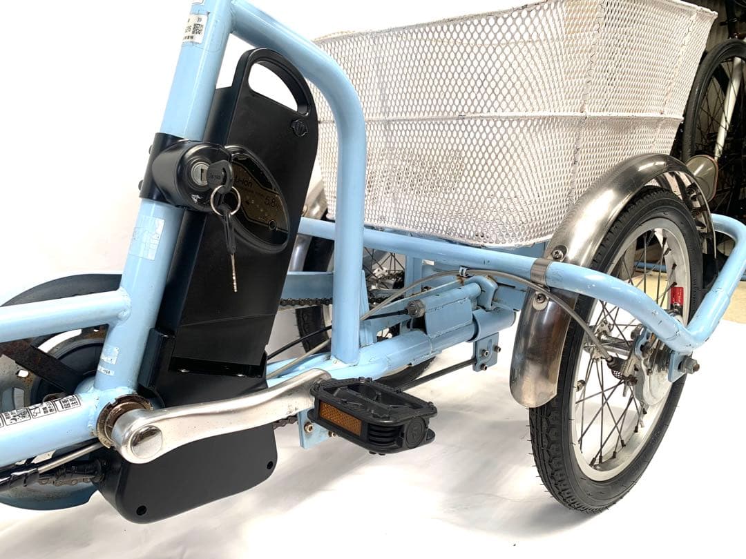 【即乘】送料無料 電動アシスト三輪自転車 24V5.8Ah 20-16動作確認済