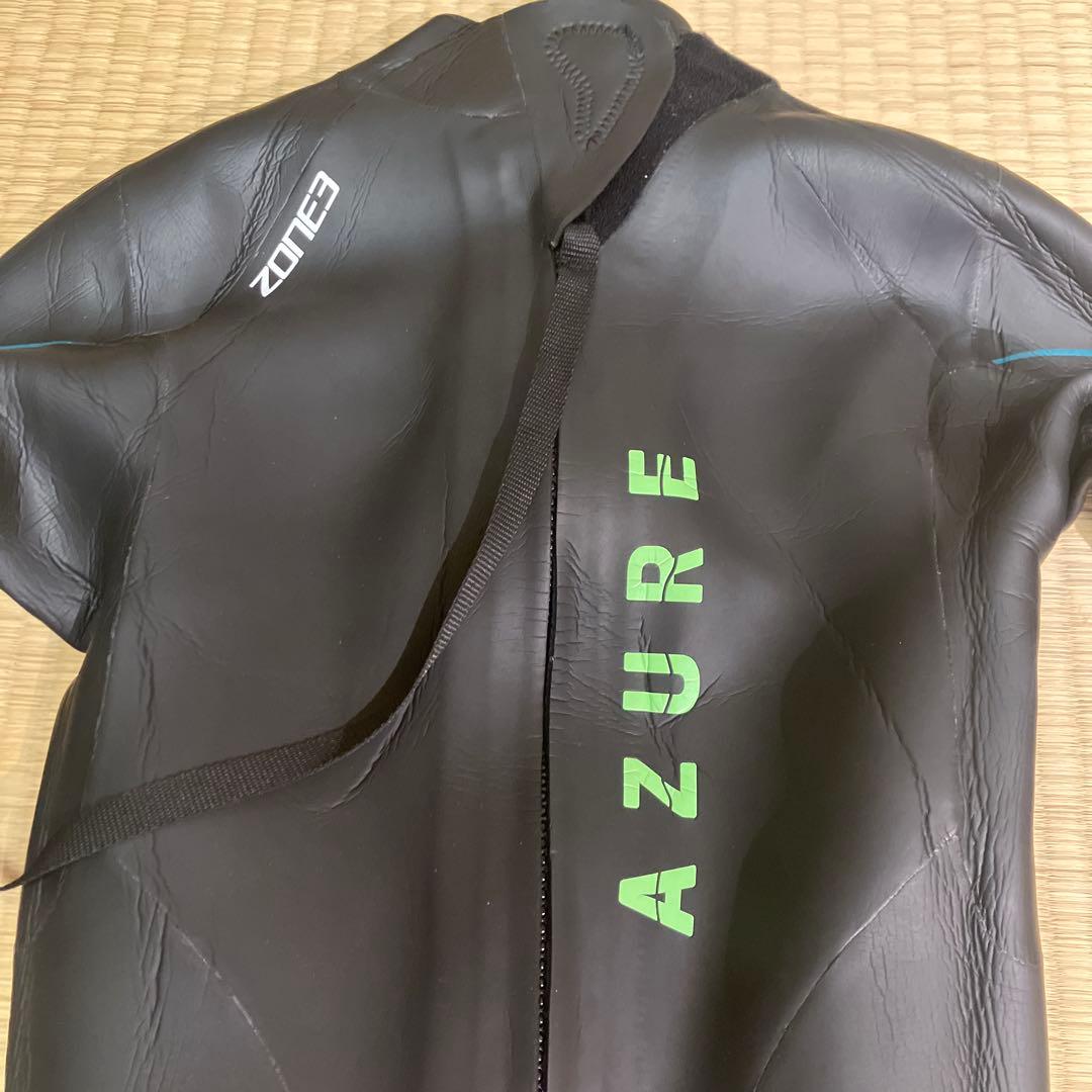 ウェットスーツ　ZONE3 AZURE フルスーツ ブラック/グリーン　sサイズ