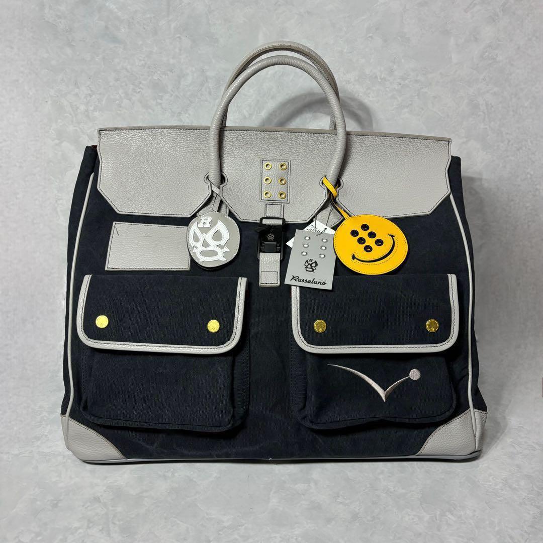 定価99,000円 新品 ラッセルノ ゴルフ ボストンバッグ ネイビー