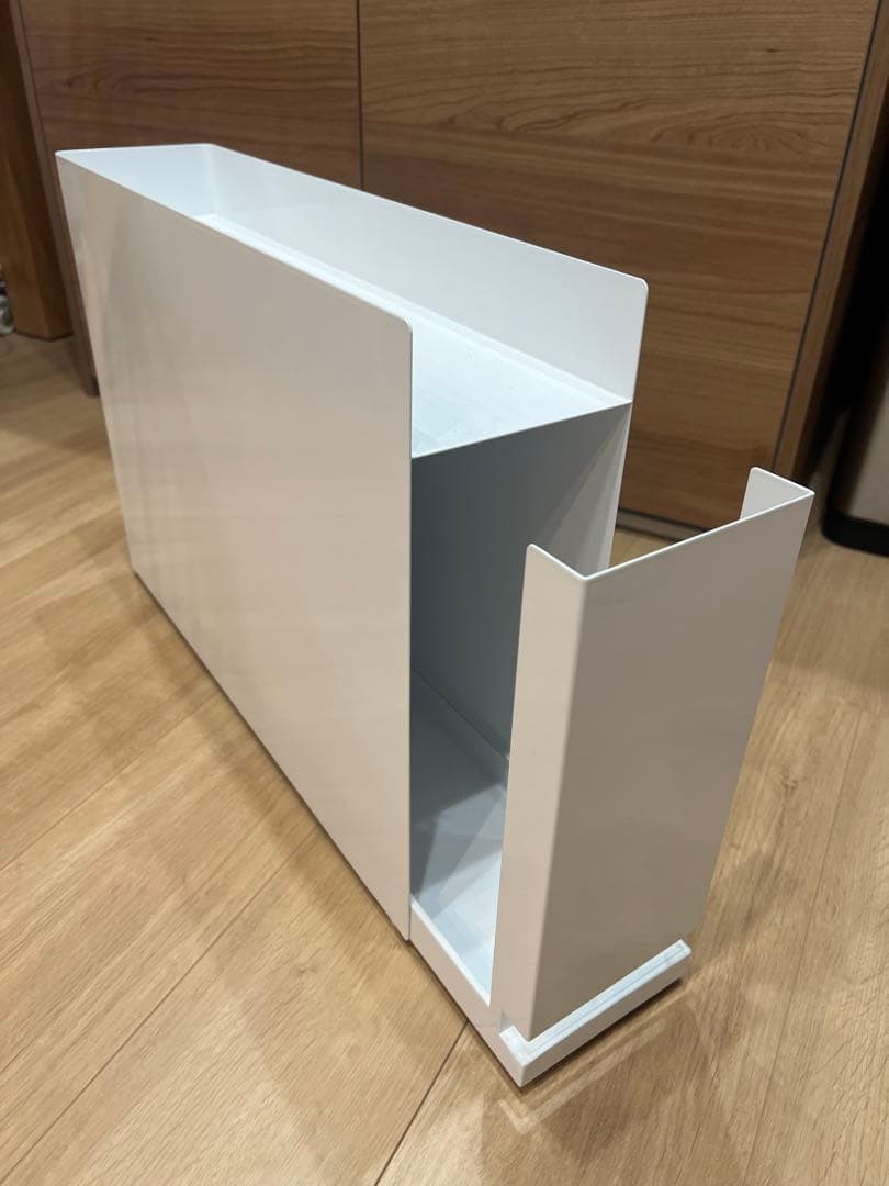 美品 tower 隠せる調味料ラック 山﨑実業 マグネット対応 ホワイト タワー