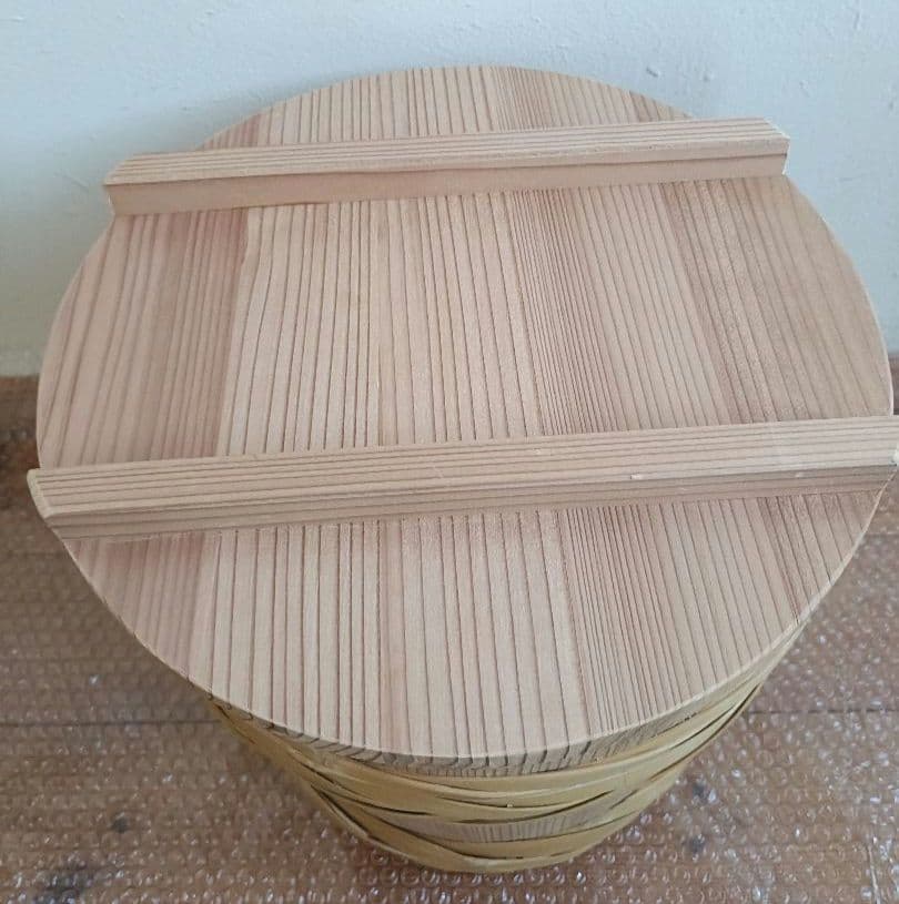 藤井製桶所　味噌桶　10kg用　手作り　桶　味噌作り