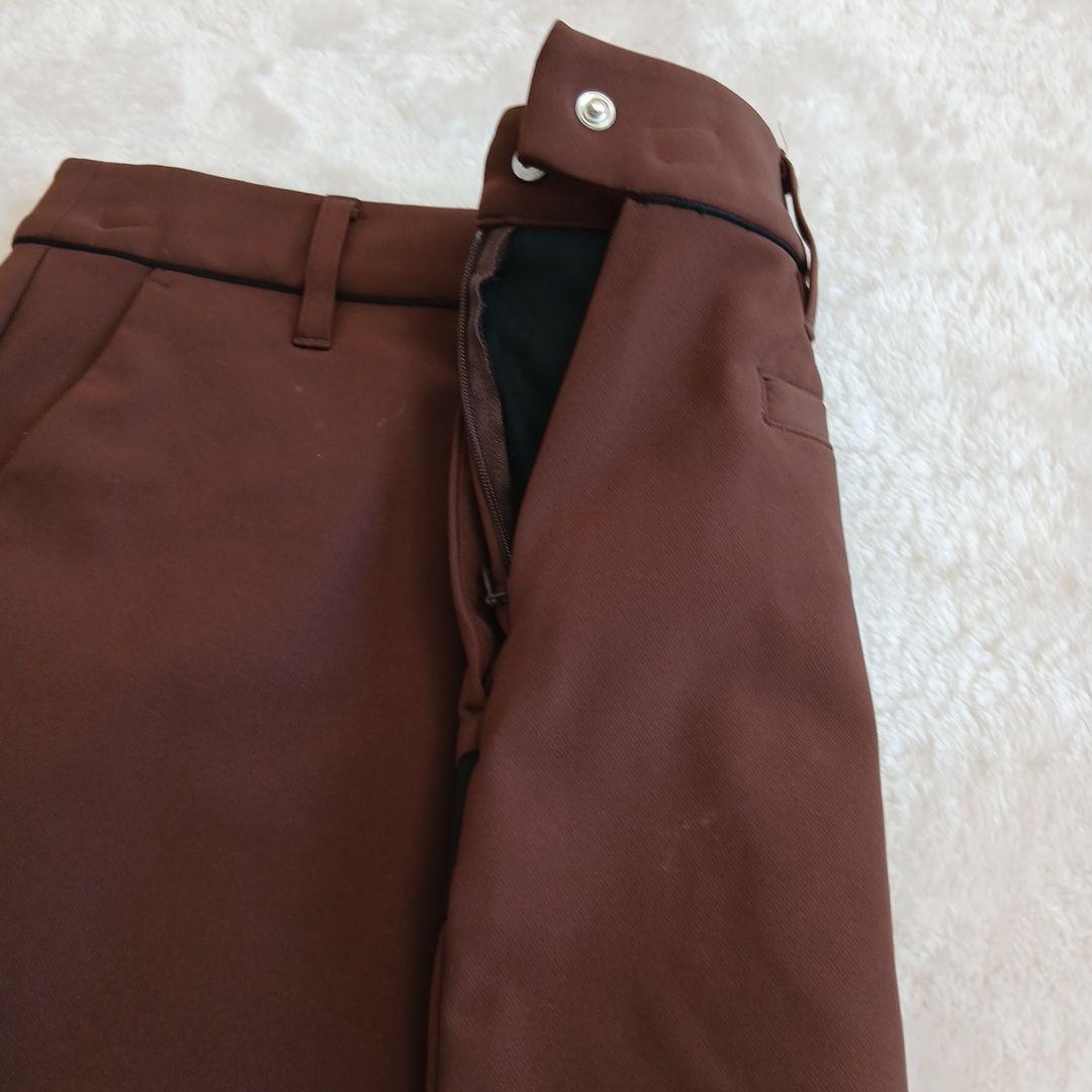 DESCENTE ブラウン スリットスカート