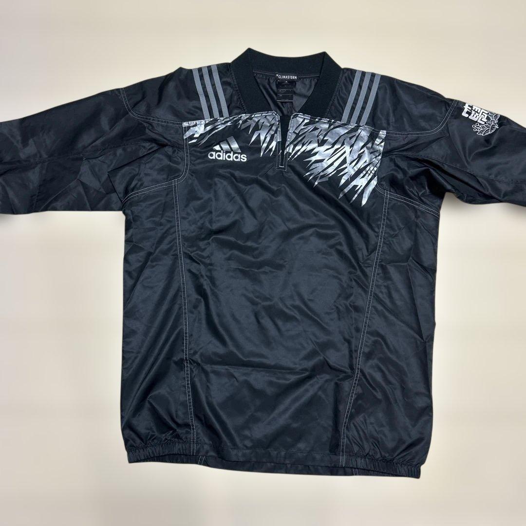 2枚セット 日本大学 ラグビー部　adidas 赤 ウォームアップウェア