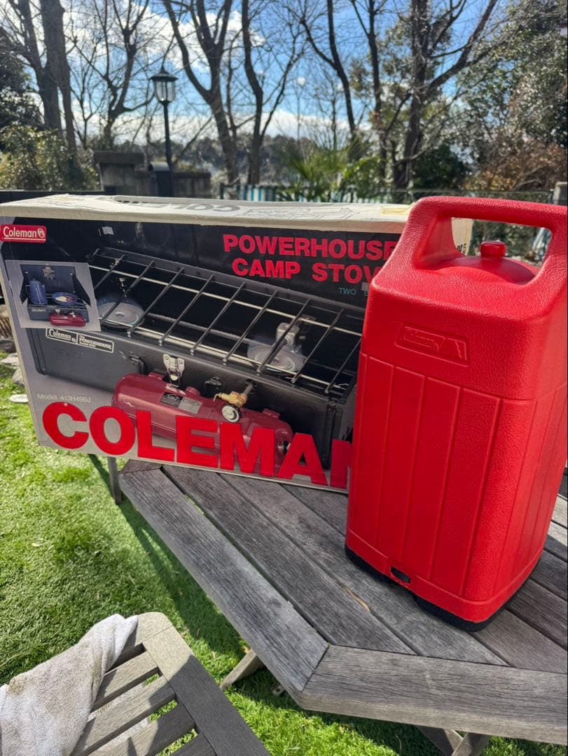 コンロ未使用 Coleman ツーバーナーコンロ　ランタン89年製 セット