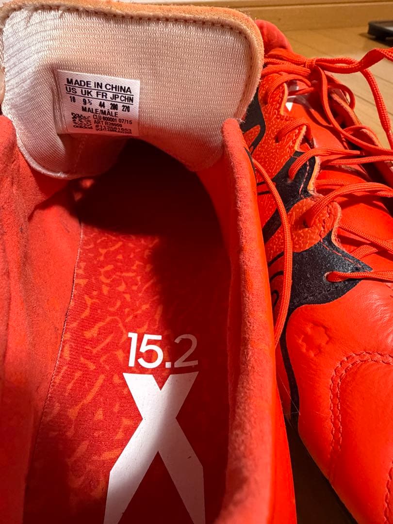 adidas X 15.2 オレンジ スパイクシューズ