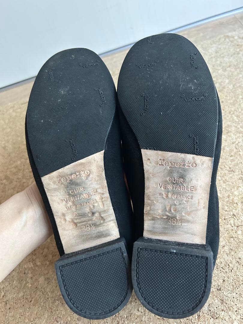 美品！Repetto レペット　ブラック　カミーユ　38ハーフ　24センチ