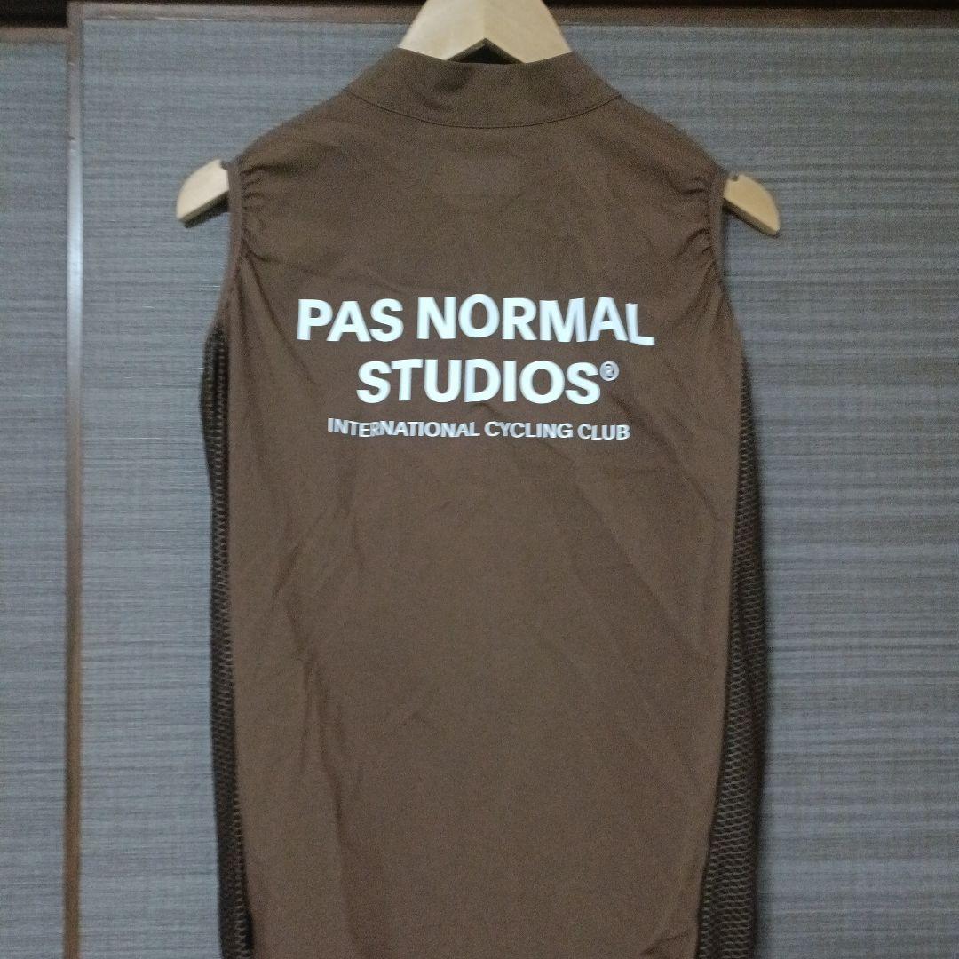PAS NORMAL STUDIOS メッシュサイクルジャージ M ブラウン