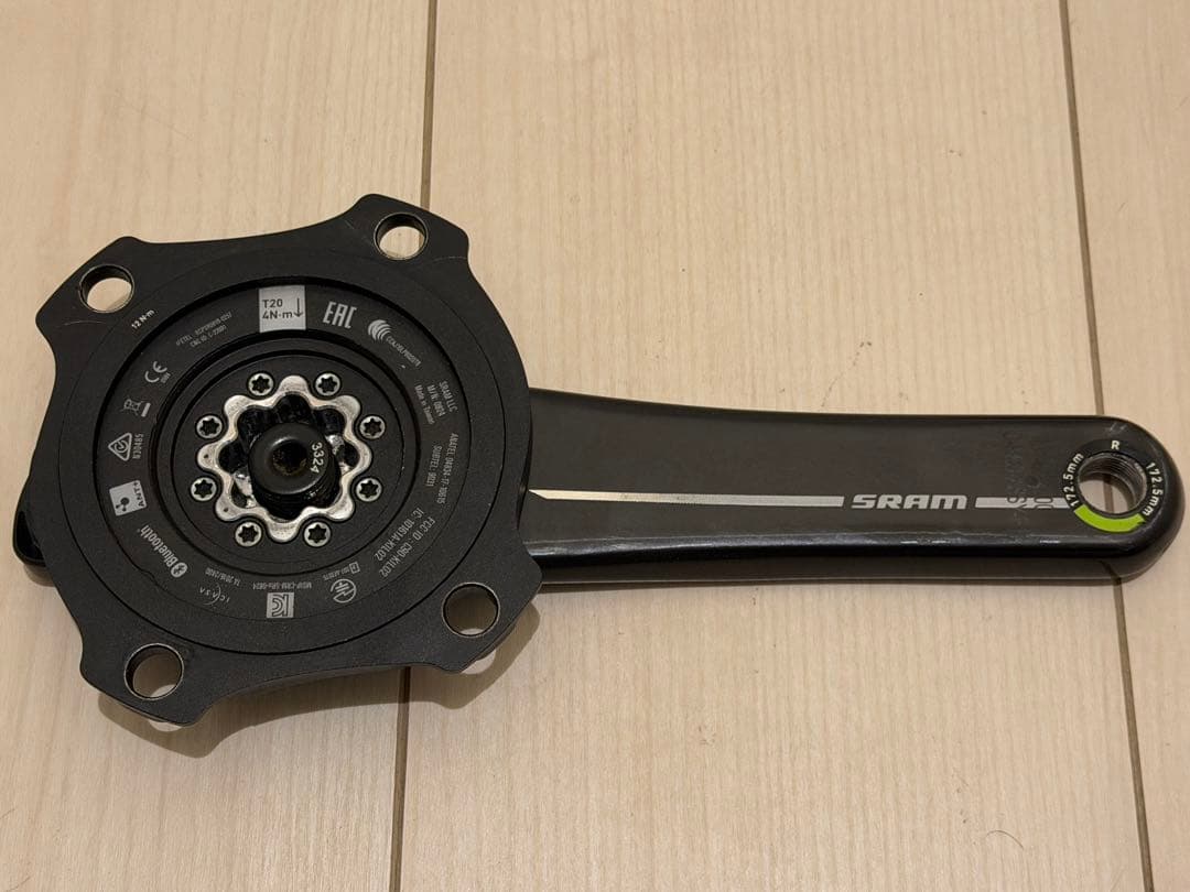 SRAM RED AXS E1 クランク 172.5mm quarq