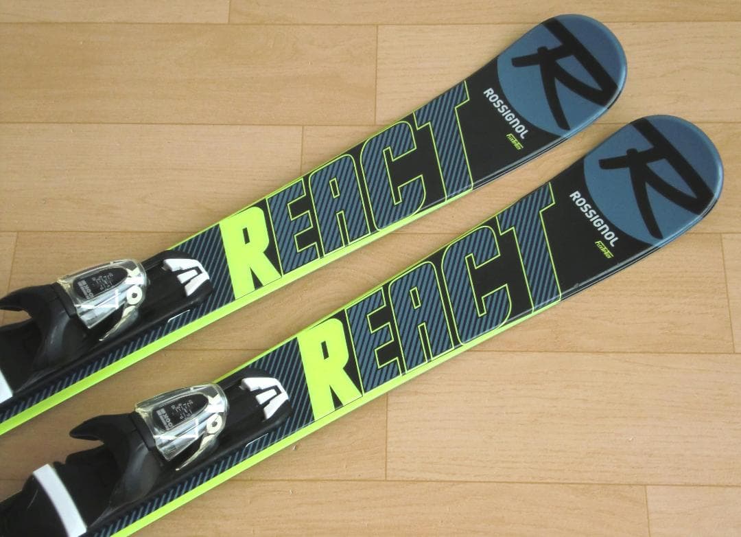 ■■送料無料■ロシニョール■REACT 8■ミッドスキー■123cm■メンテ付■