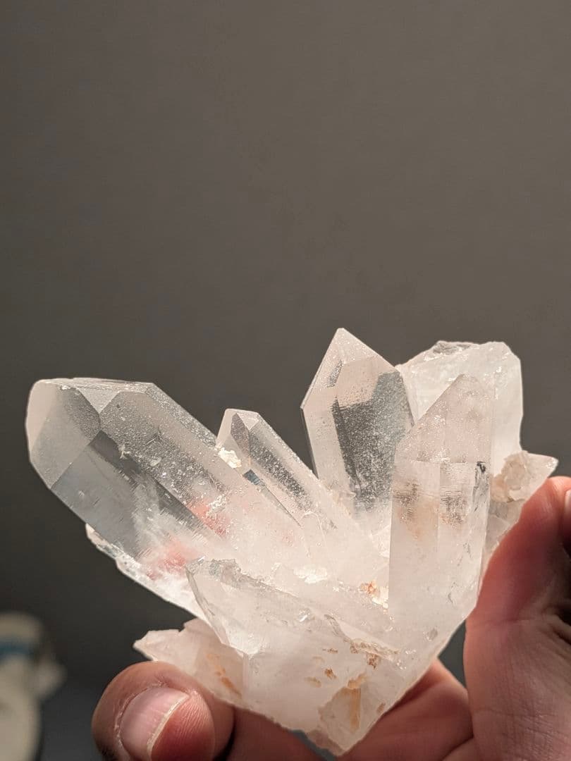 ヤ*実様 大きめ太めのマダガスカル産　レムリアン水晶クラスター　綺麗