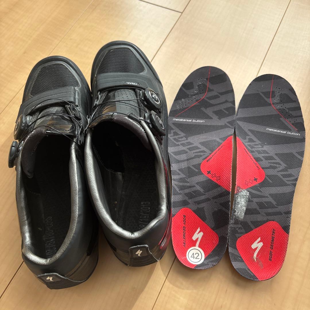 SPECIALIZED S-WORKS TRIAL ブラックシューズ