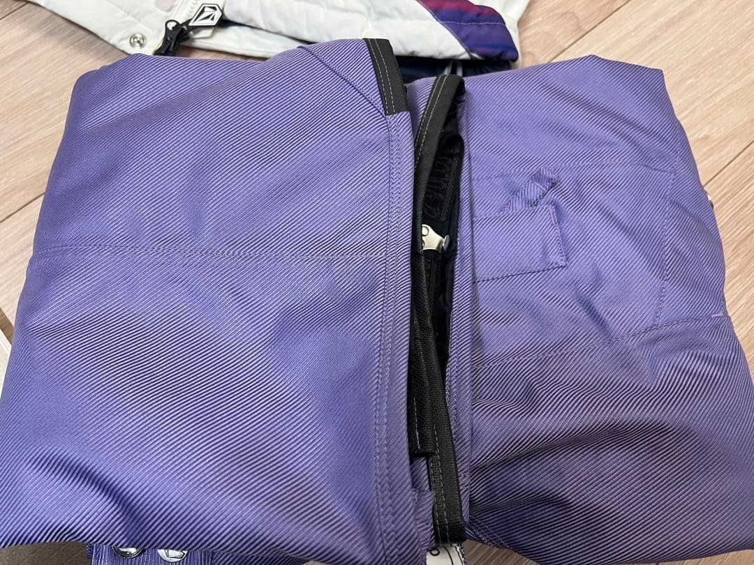 Volcom スノーボードウェア セットホワイト/パープル