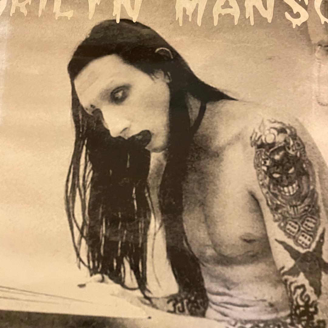 90s デッドストックmarilyn manson 大判ポスター