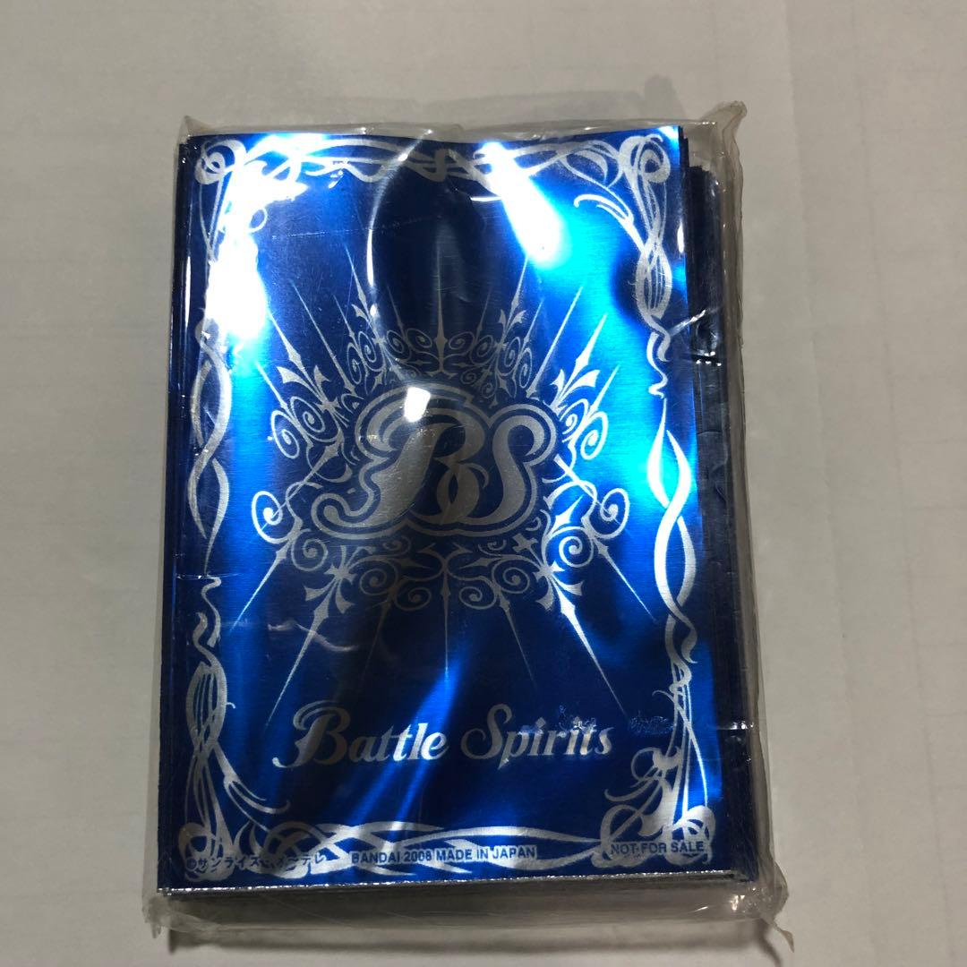 バトスピ スリーブ 初期 銀 青 赤 メタリック ブルー シルバー レッド