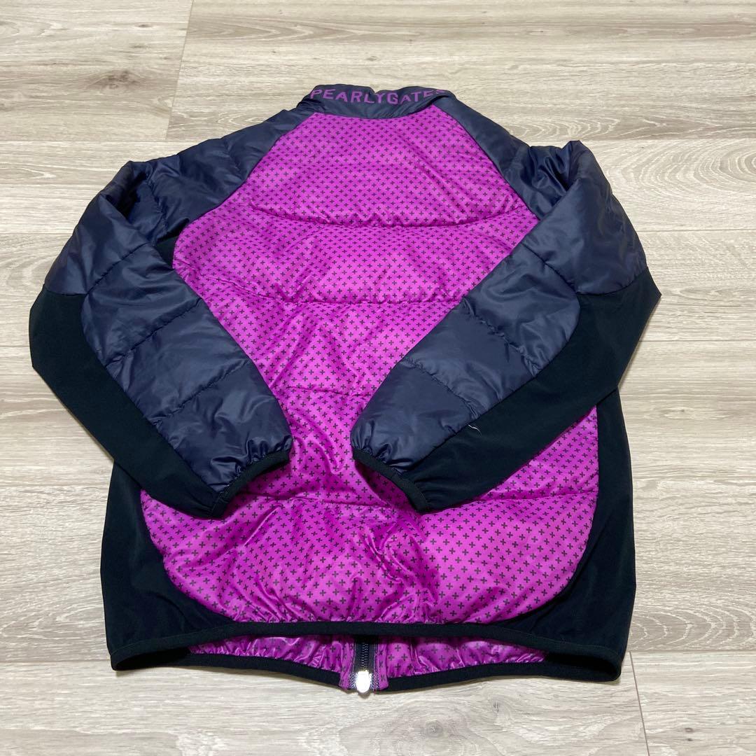 【極美品✨】パーリーゲイツ　レディース　ゴルフウェア　ダウンジャケット　パープル