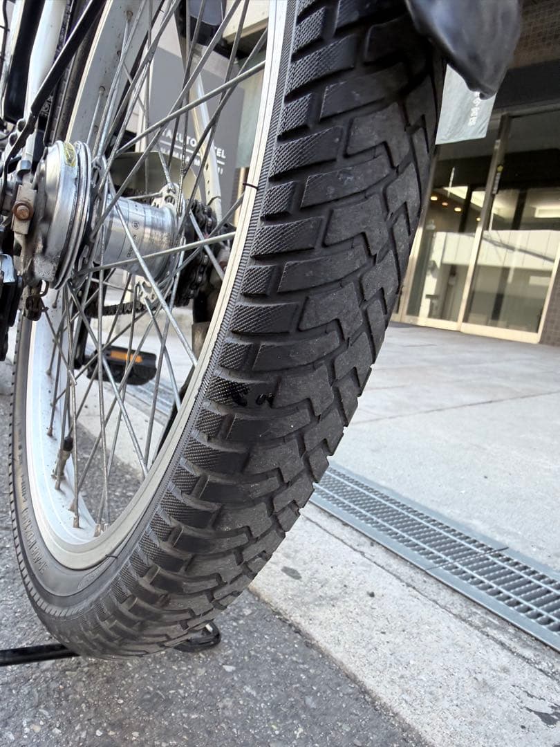 大阪府　Panasonic 電動アシスト自転車 アイボリー