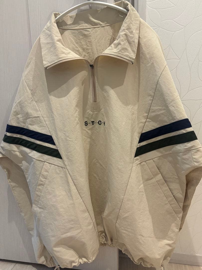 ANTIQUA GOLF×STCH 配色ラインプルオーバー パンツ 上下セット