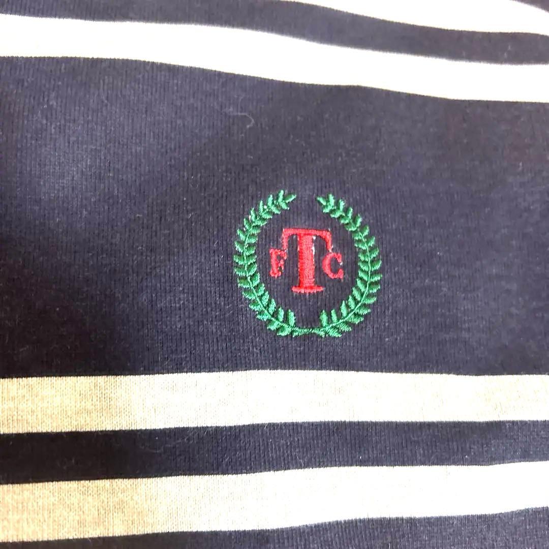 ウェア FTC / PRINTED STRIPE RUGBY SHIRT