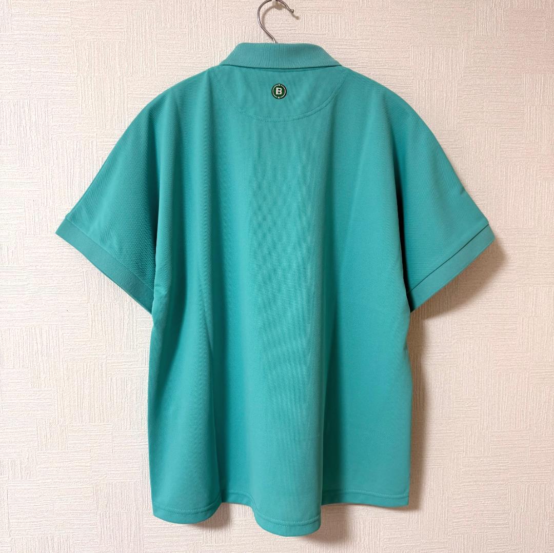 新品 完売 BRIEFING ブリーフィング 鹿の子 ブランドロゴ ポロシャツ