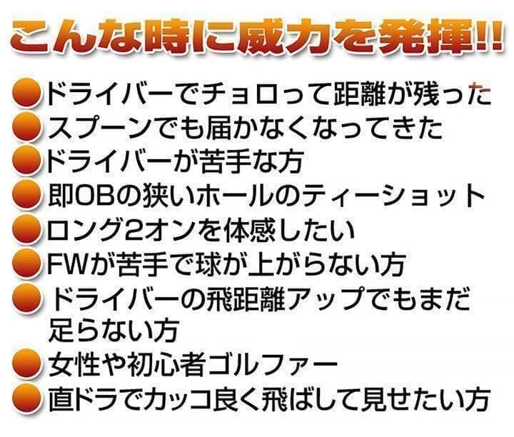 ★三菱W飛匠★激飛び 1.2番FW! 優しい2オン兵器! フォーサイト FW