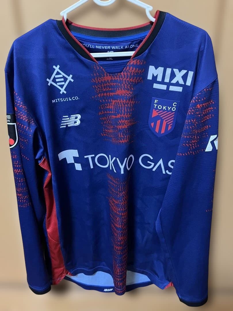 【【値下げ❌】長袖】FC東京　オーセンティックユニフォーム　♯18橋本拳人　XL