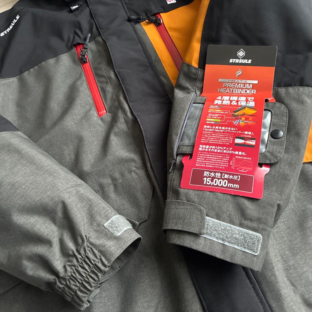 定価約5万 未使用 streule スキーウェアスノボードウェア ジャケット M