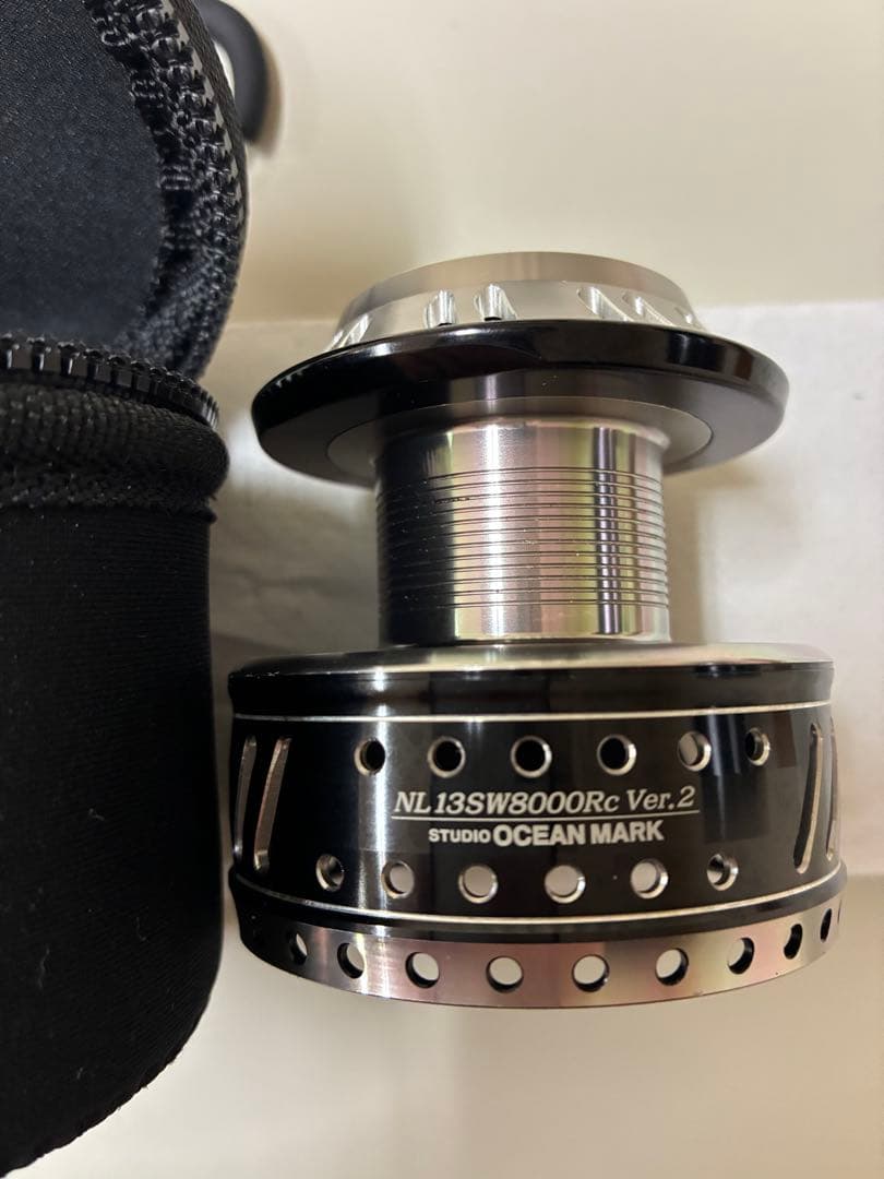 NL13SW8000RCver2 オーシャンマークスプール ブラックシルバー②