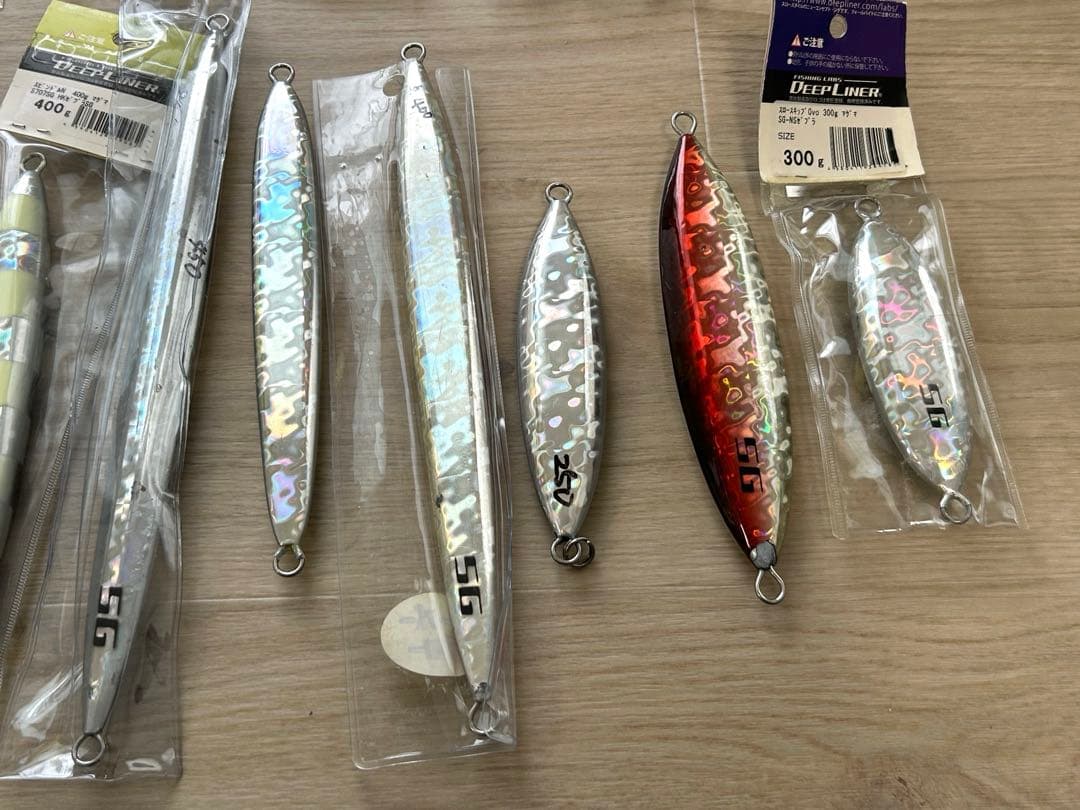 ディープライナー　ジグセット① DEEPLINER スーパーグロー多数！
