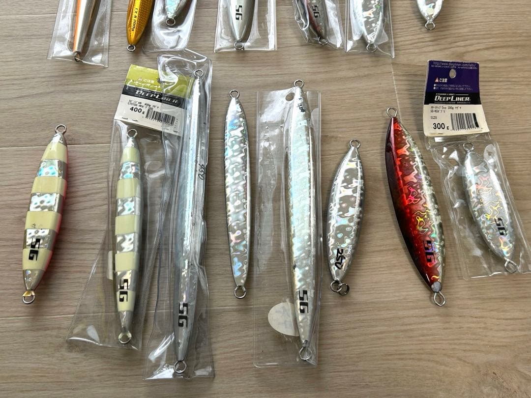 ディープライナー　ジグセット① DEEPLINER スーパーグロー多数！
