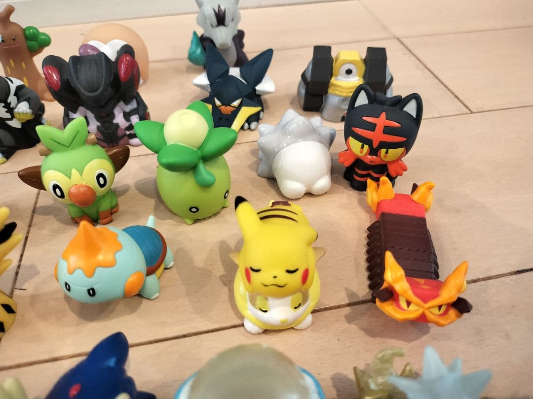 ポケモン指人形 40体 まとめ売りレア レトロ　ダブりなし