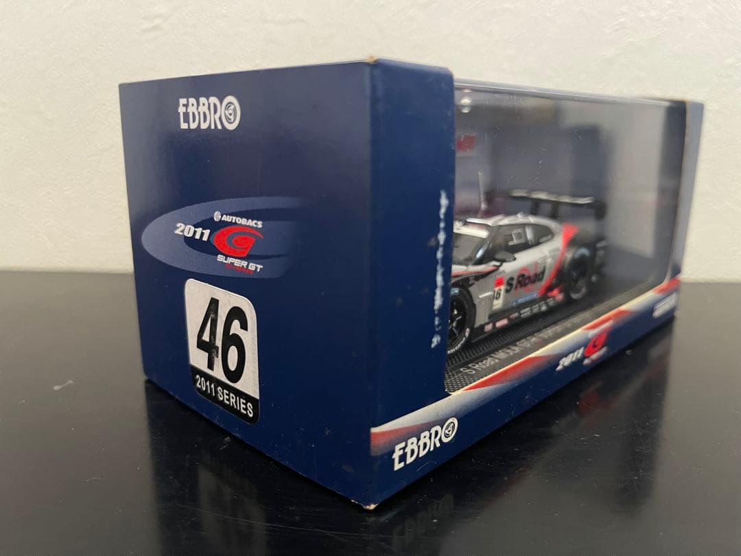 ミニカー EBBRO SUPER GT 2011 S ROAD MOLA GT-R 46