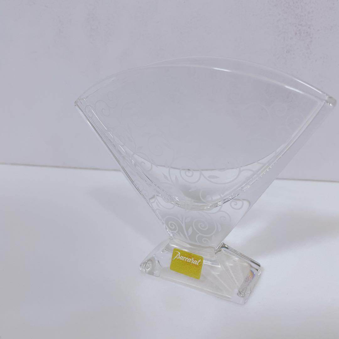 【美品】Baccarat バカラ 花瓶 ランデブー クリスタル花器飾り