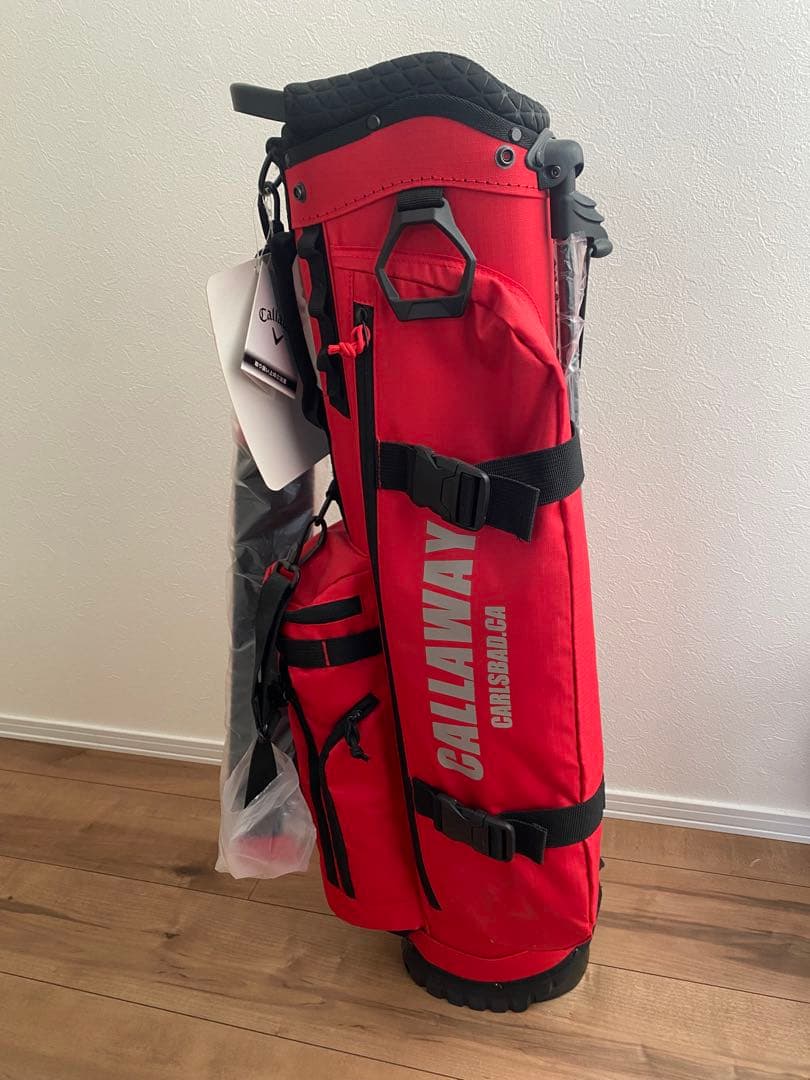 新品　未使用　CALLAWAY キャディバッグ レッド