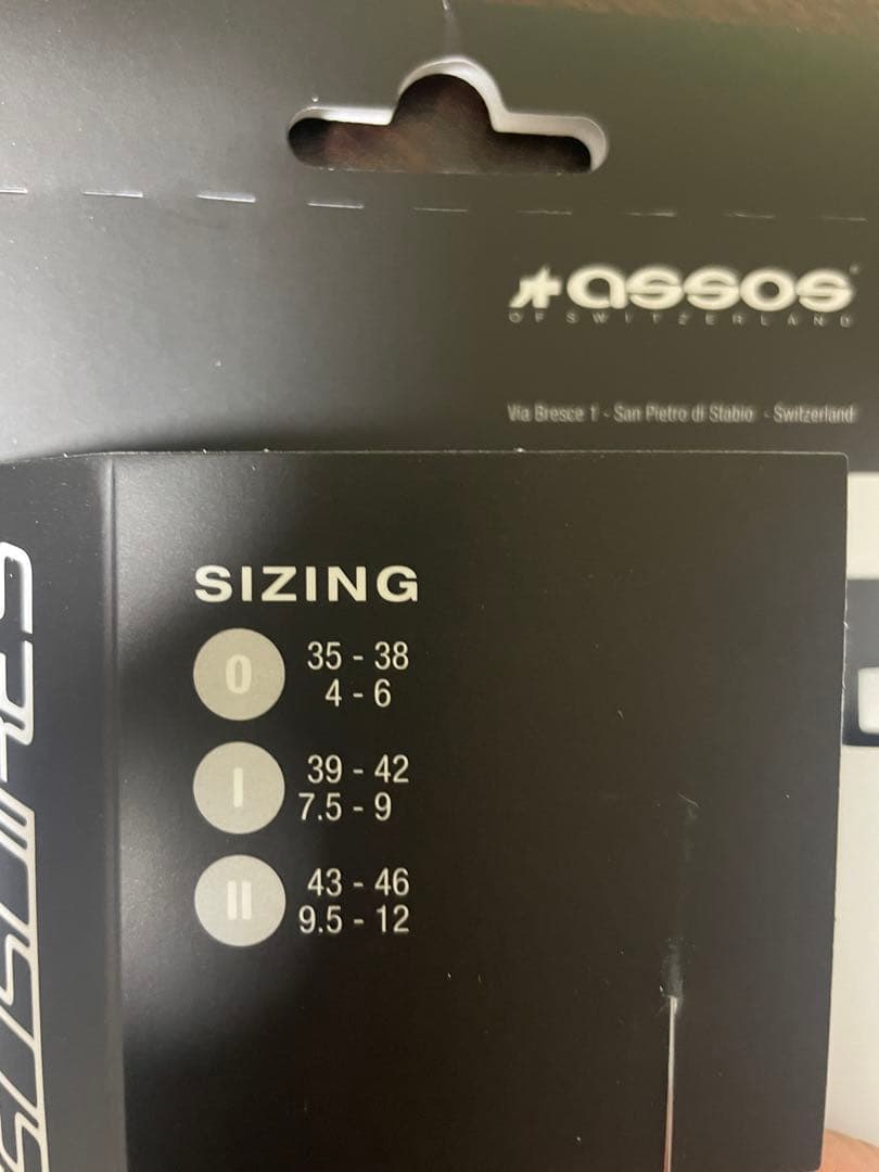 ASSOS エアロソックス Sサイズ